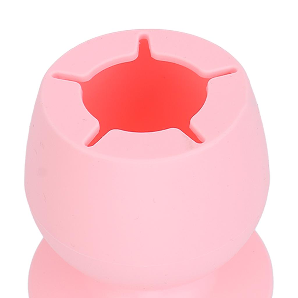 Desktop Storage Cup Soft Silicone Sucker Type Paper Trash Debris Collector Can for Handicrafts Waste