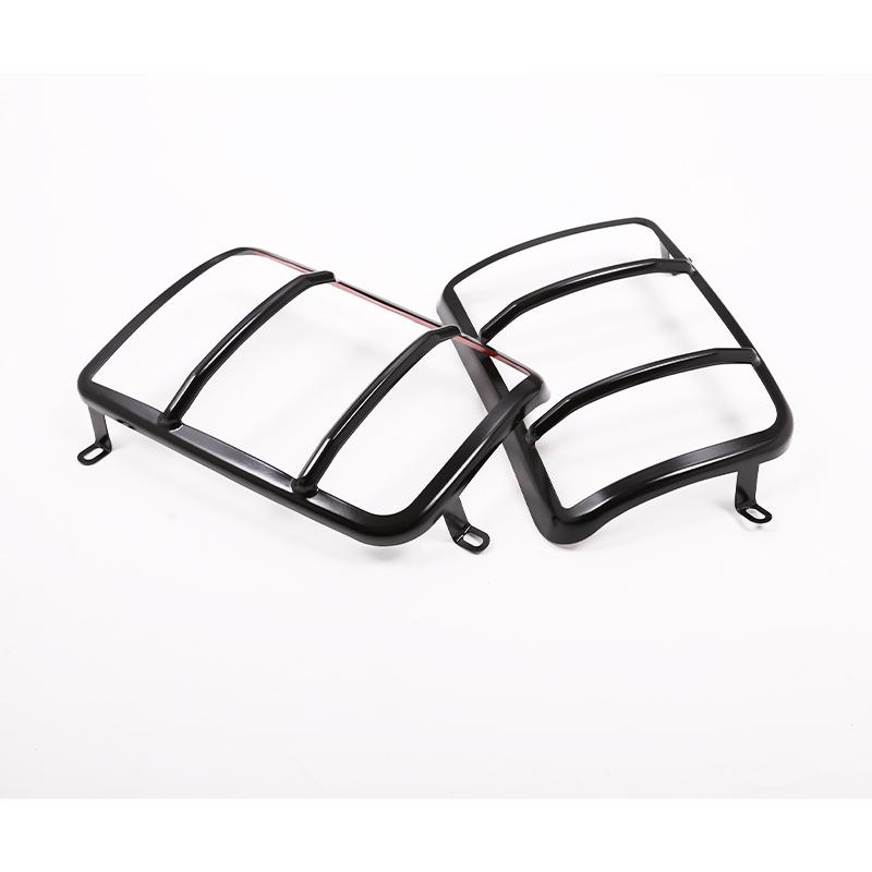 Per LADA NIVA Copertura Nera Metallica per Fanale Posteriore Cornice Decorativa Protezione Lampada Posteriore Adesivo Protettivo Accessori Styling Auto 2pz