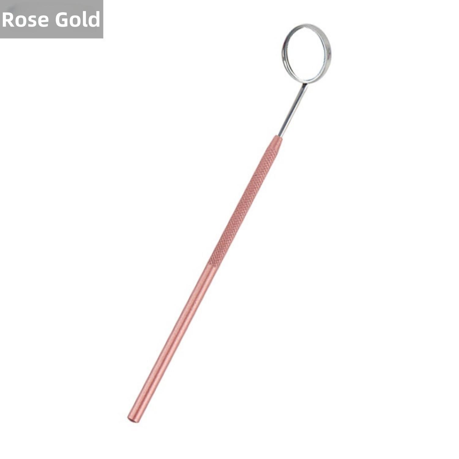 

Durable And Safe Dental Lab Mouth Mirror Reflector Odontoscope Multifunction Checking Oral Detachable Stainless Steel Handle 8 Colors