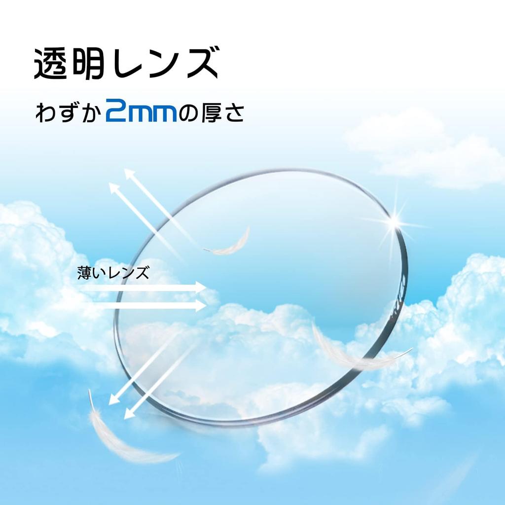 Reading Blue Light Senior for Computers [CEETOL] Glasses, Cut, Women's, Glasses, Men's (Prescription +2.0, Red)