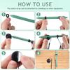 Artibetter 2Pcs Elastic Rope Lost Tether for Touch Pens Stretchy Pen Leash with Ring for Desk Clipboards and Drawing Applications