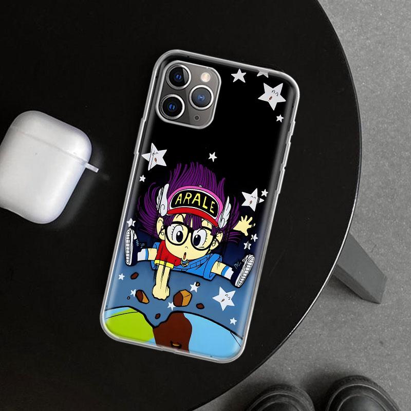 Arale Dr Slump Phone Case Cover for iPhone 11 12 13 Mini 14 15 Plus 16 Pro Max 17 Air 7 8 + SE Art Customized Fundas 11 12 13 Mi