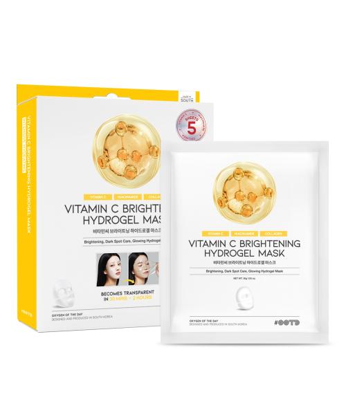 OOTD Beauty Vitamin C Brightening Hydrogel Mask Pack 5 Sheets NONE