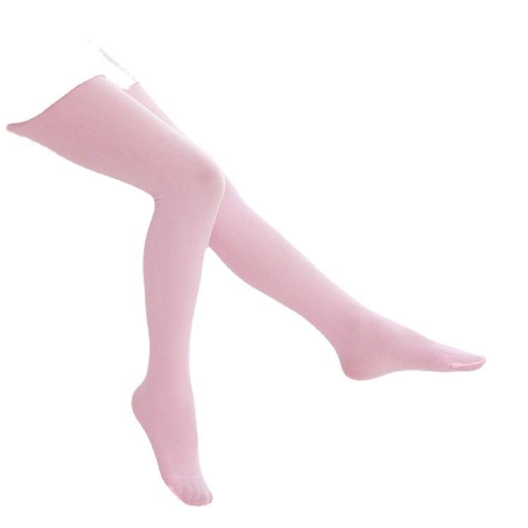 Spring and Autumn Thin Style80d Velvet Girls' Ballet Tights White Pantyhose