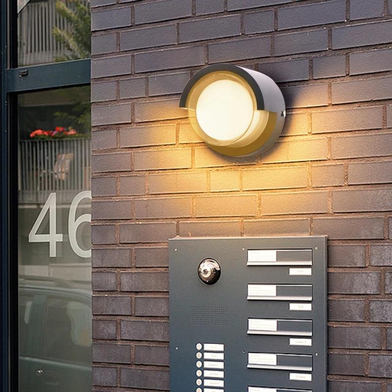 LED Wall Lamp Lighting 12W Warm White for Indoor Outdoor Home Decoration Light