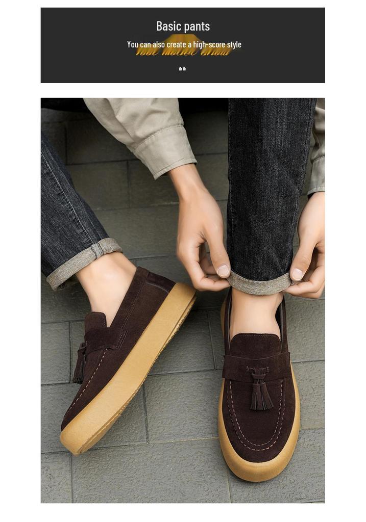 2026 Zomer Ademende Heren Loafers Grote Maten Britse Stijl - Modieuze Casual Rijschoenen