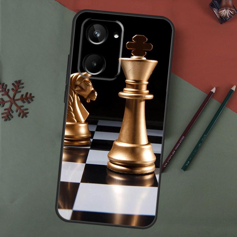 Chess Case For Realme C67 C51 C75 C63 C61 C65 C55 C53 C35 C71 11 12 13 14 Pro Plus GT6 GT7 15 Pro