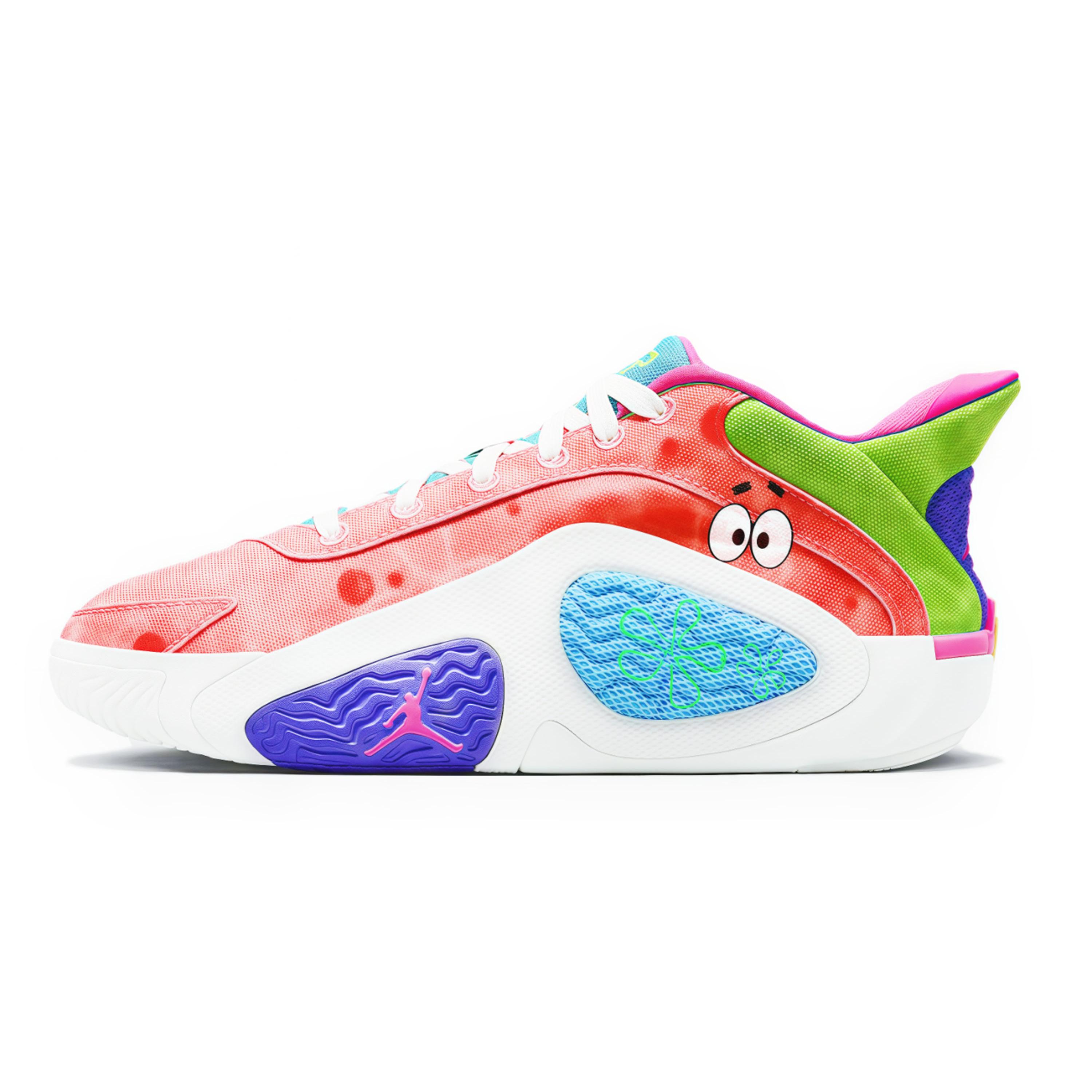 

Jordan Tatum 2 Fashion Trend Cushioning Mid top Basketball Shoes Unisex Watermelon Red HJ7382-303(Team1036-) 43