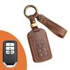 The key case is suitable for Honda key cover, Fit Civic Accord Crown car key cover, genuine leather.