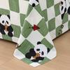 100% Cotton Bed Sheet  Cartoon Panda Animals Printed Double Top King Sheets for Girls Boys Kids Single Queen King Size Bed Linen