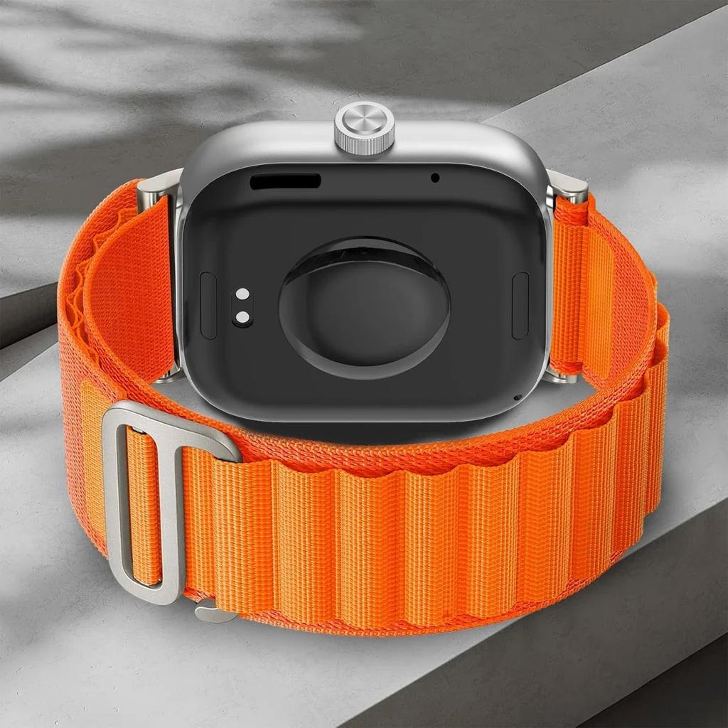 Alpine Loop Strap For Redmi Watch 6/5/4 Smart Nylon Loop Adjustable Elastic Bracelet Watchband for Xiaomi Mi Band 9Pro 8Pro Band Accessories