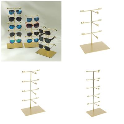 Countertop Sunglasses Organiser Stand Space Saving Eyeglasses Holder Eyewear Display Rack for Table or Dresser