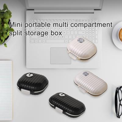 Portable Drug Dispensing Box, Three Meals A Day, Seven Days A Week, Pills Splitter, Sealed, Moisture Proof Multi-grid Drug Box
