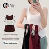 Women's Sling Tank Top with Chest Pads - 2025 Antibacterial Silver Ion Mulberry Silk Design