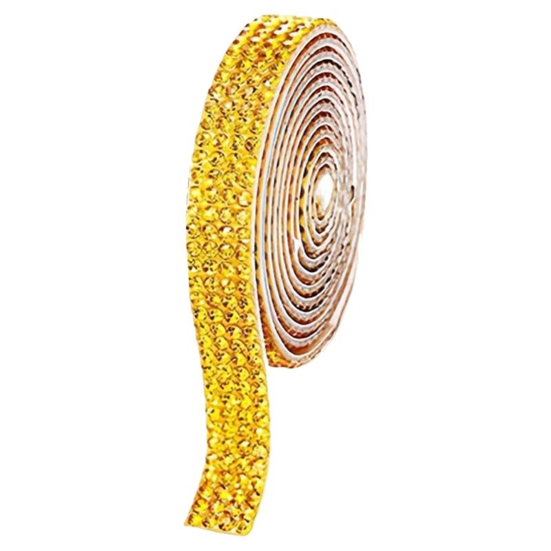 1Yard Glittering Rhinestones Ribbon 9mm Sparkling Rhinestones Ribbon for Wedding Cake Decoration Craft Embellishment