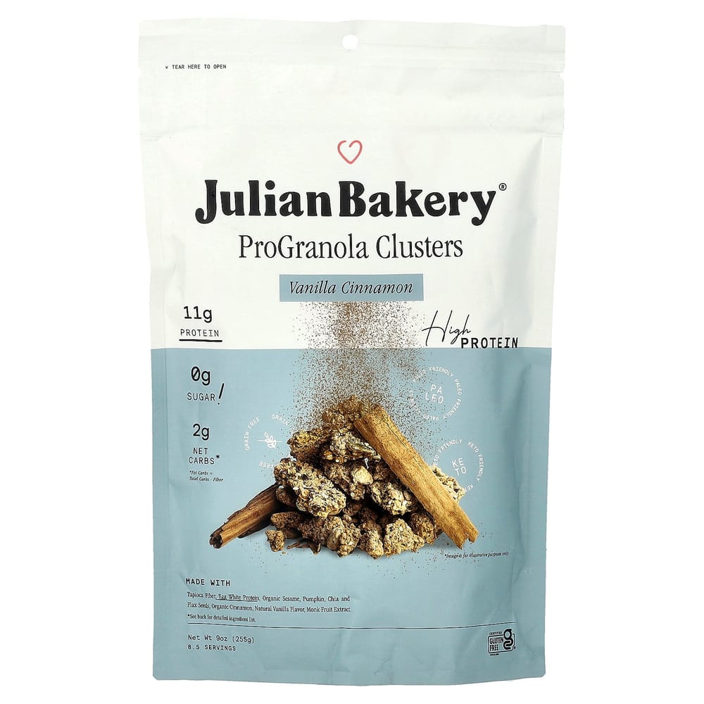 Julian Bakery ProGranola Vanilla Cinnamon Clusters 255g (9 oz) 255g - 1 ea