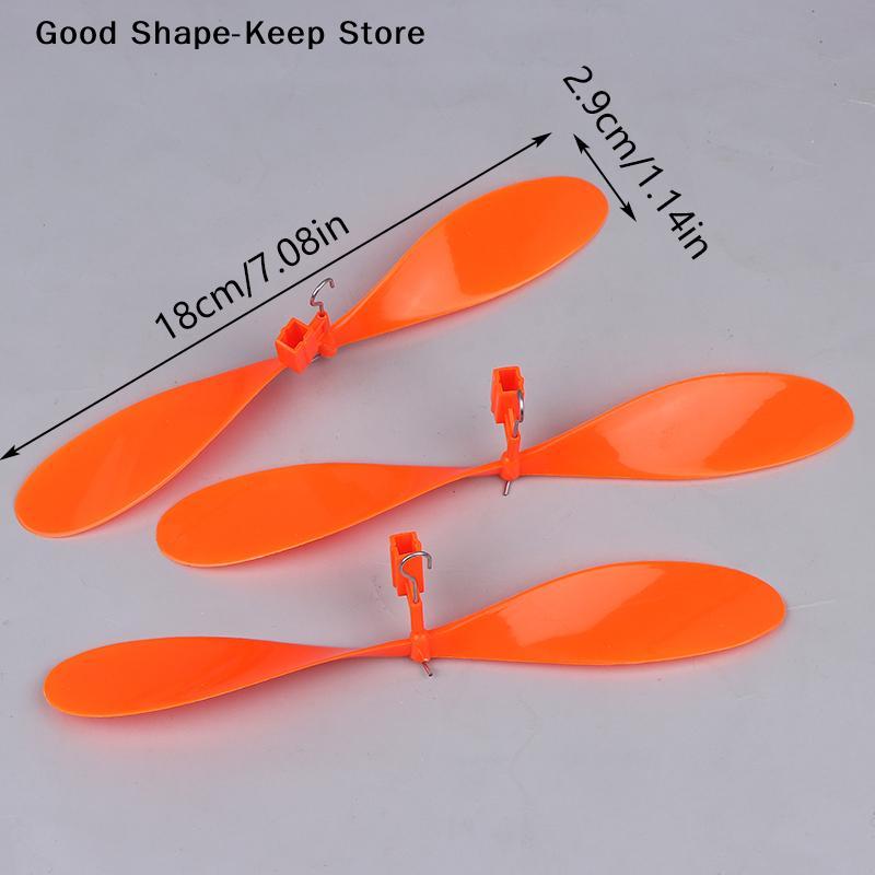Pack of 10, 180mm Rubber Band Propellers for Model Aircraft; Essential for Student Airplane Projects