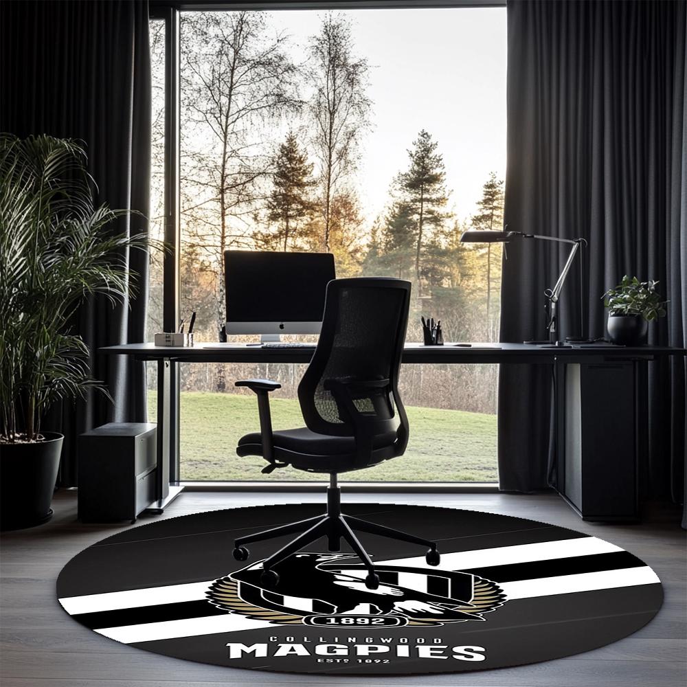 AFL Printed Round Rug Carpet Chair Rug Area Rug Entryway Doormats,for Office Chair Living Room Bedroom Kitchen Room.