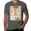 Pumpkin Pie Recipe Tshirt Basic Breathable Solid Color Tshirt