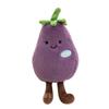 Creative Eggplant Doll Red Umbrella Umbrella Mushroom Doll Cute Vegetable Fruit Shape Plush Toy Boutique Doll