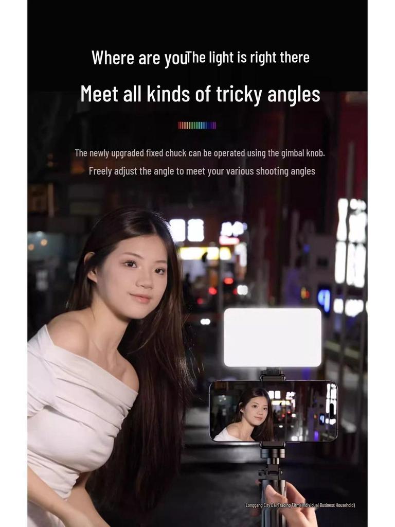Portable Fill Light Camera for Photography & Streaming - Mini Selfie Beauty Device
