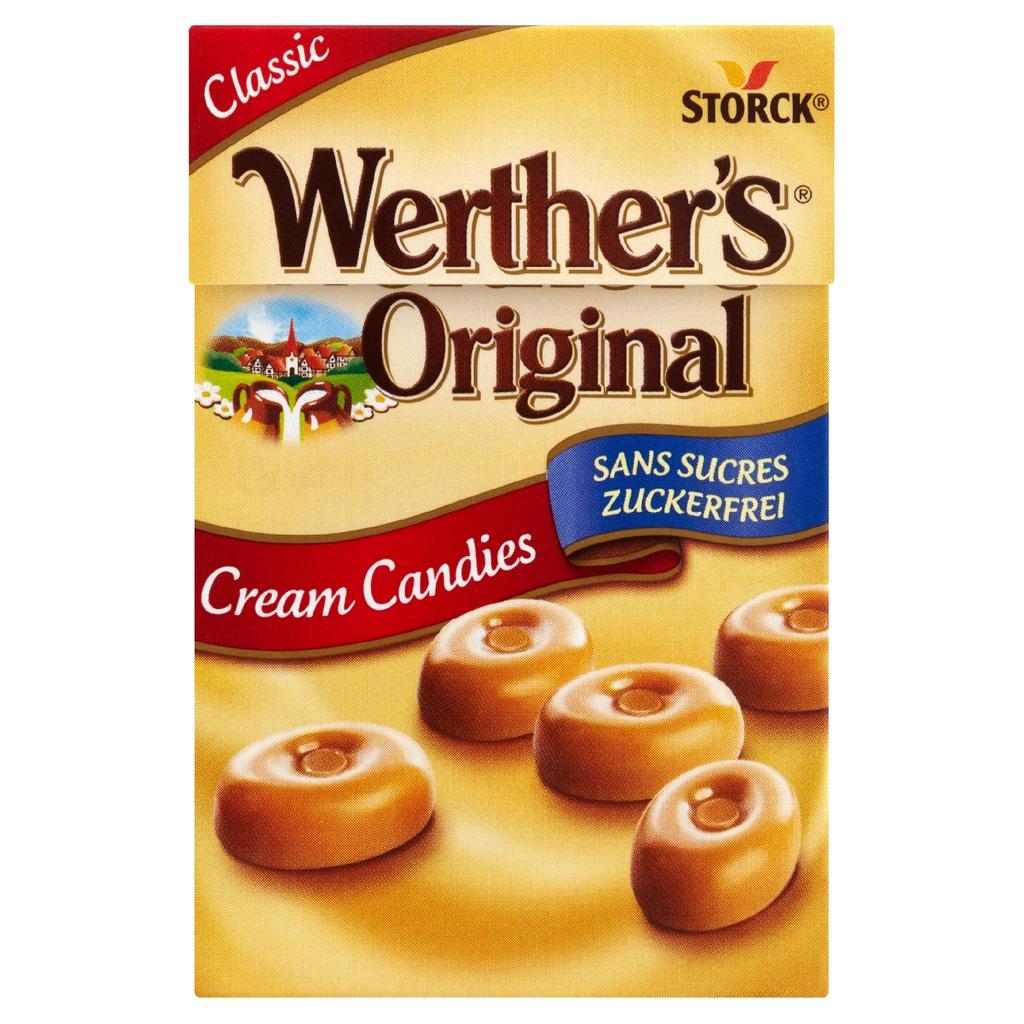 Caramelle alla Crema Originali Werther's con Dolcificanti 42 g
