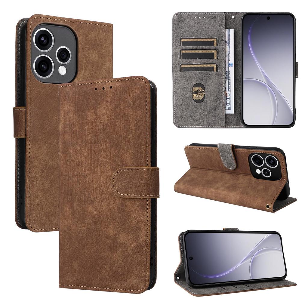 Flip Cases compatible for OPPO Reno 15 5G PU Leather Phone Case Full-Body Protection with [RFID Blocking]