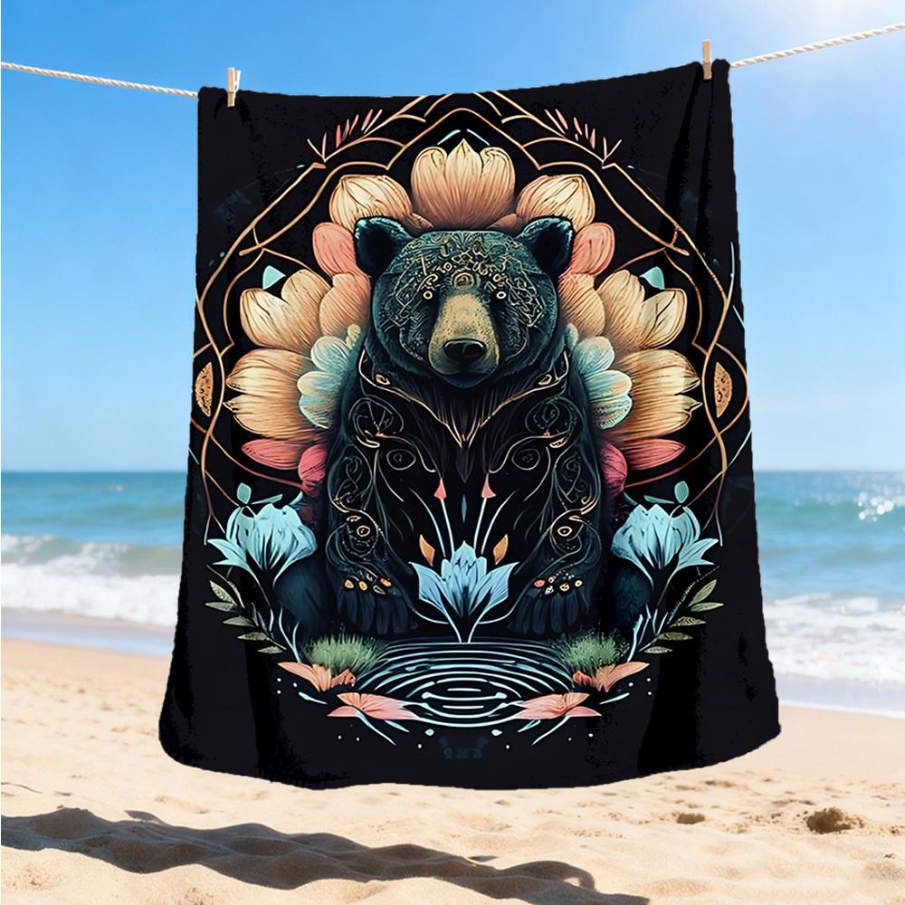 1pc Peacock Feather Outdoor Blanket, Soft And Comfortable Blanket, Casual Warm Outdoor Blanket 80x120cm