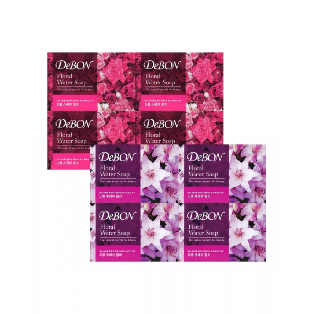 Onthebody Debon Soap 100g 4 Pack X 3  Choose 1 Of 2 Types Fresh Lily 4 pack x 3