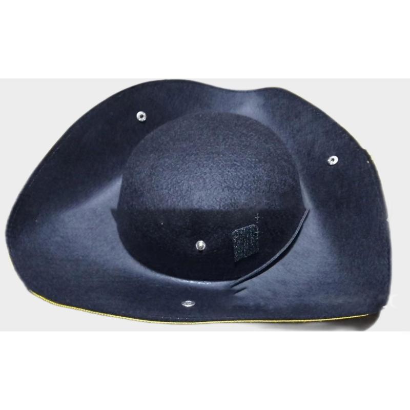 Colonial Tricorn Hat Carnivals Party Cosplay Pirate Hat for Teen Photography