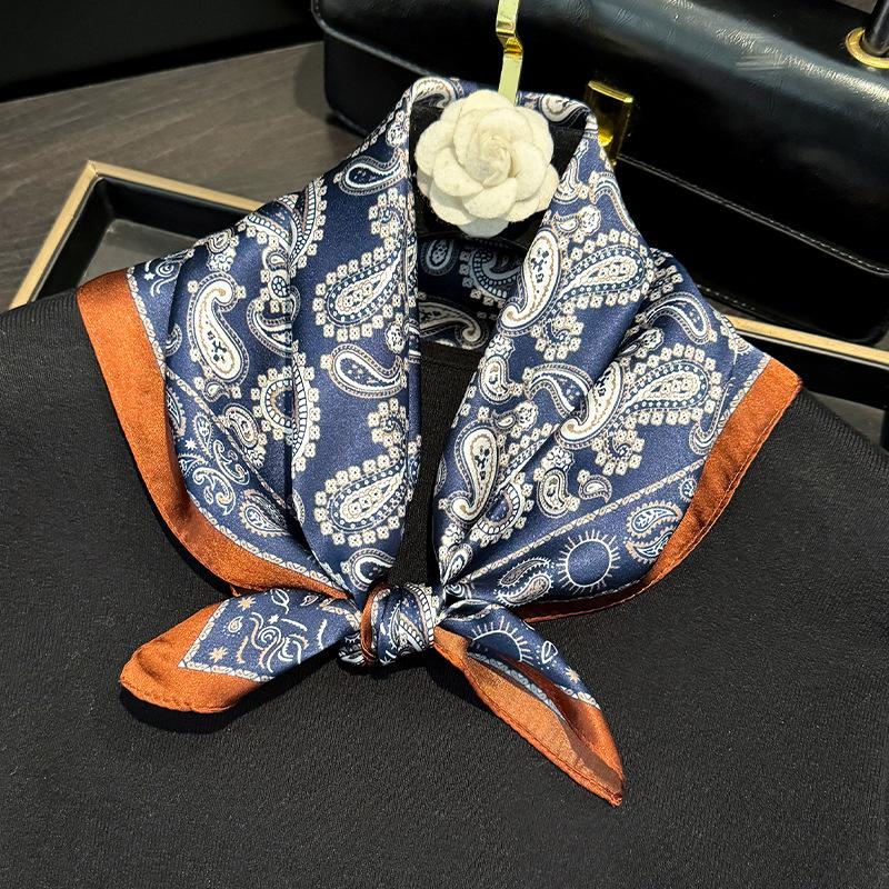 100% Natural Silk Square Scarf Women Neck Bandana Scarves Female Neckerchief Wrist Fashion Headkerchief Shawl Wrap Hijab beach