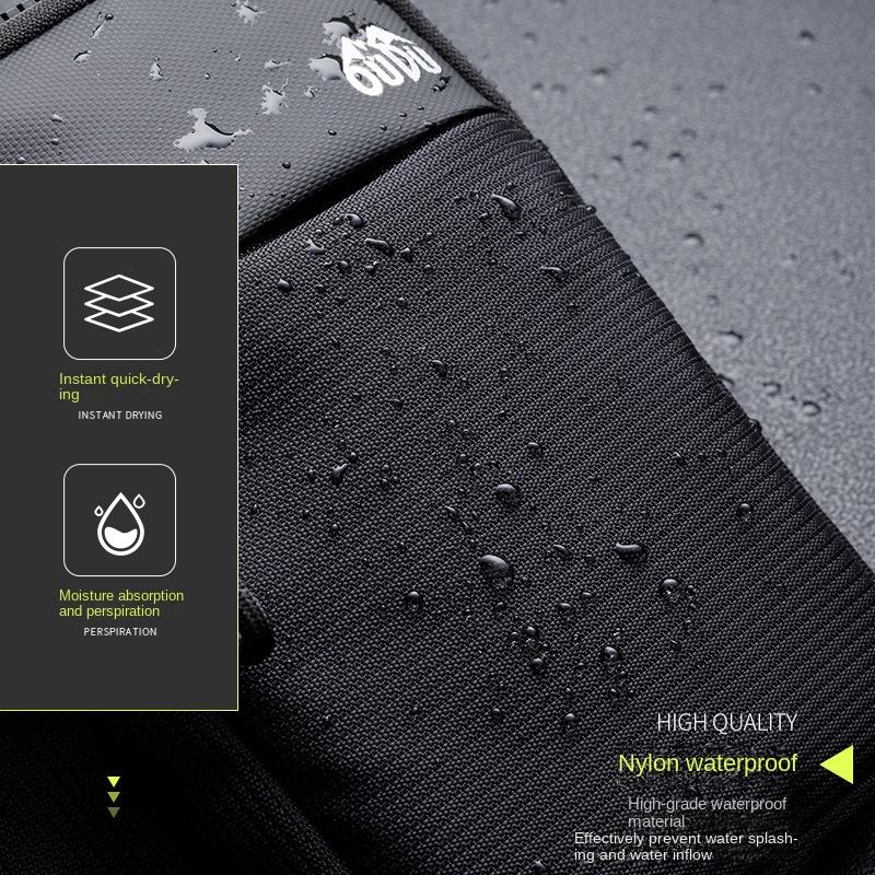 Dorywczo męska torba na ramię na klatkę piersiowa Nylonowa wodoodporna Outdoor Sport Running Torba rowerowa na pasek Torba podróżna o dużej pojemności na telefon