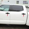 For Toyota Tundra -2025 4PCS Carbon Fiber Style Door Handle Bowl Cover Trim