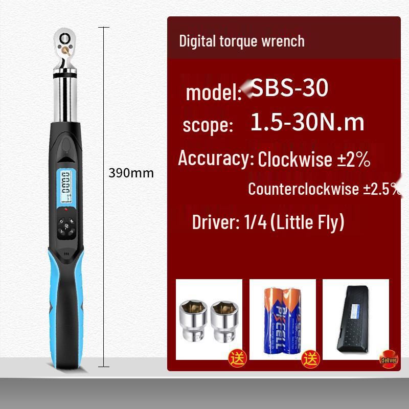 HEMUELE Digital Torque Wrench with Adjustable Torque and Screw Force Test