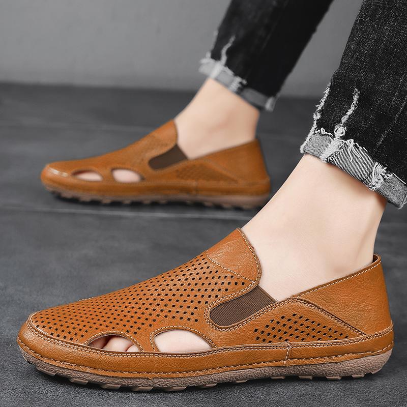 Fashion Breathable men's shoes Summer minimalist and comfortable style Daily office 38-46 Casual gentlemen's men's shoes outdoors Hot