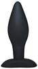 Silicone Anal Plug Large (12cm) - Black Velvets
