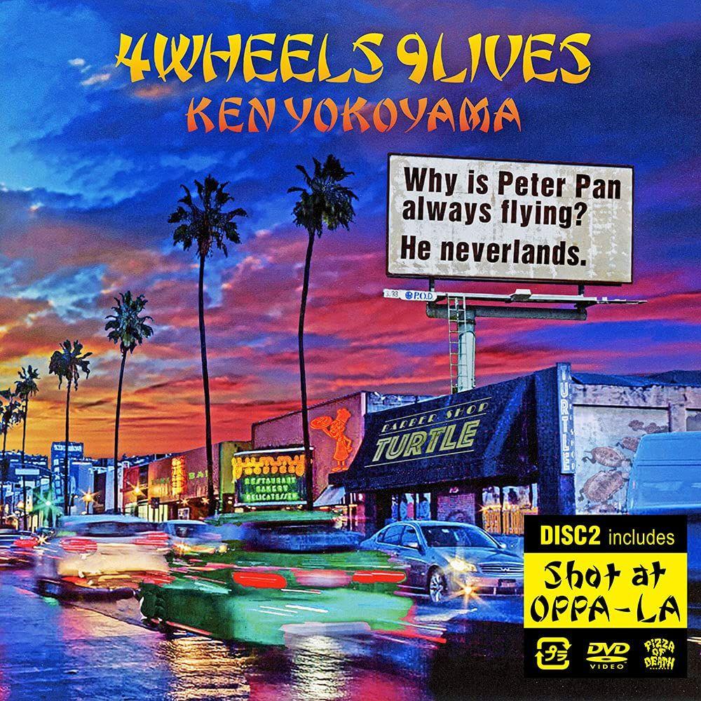 [USED] 4Wheels 9Lives (CD+DVD) - Ken Yokoyama