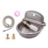 304 Stainless Steel Water Trough Horses Goats Sheep Pig Float Bowl Automatic Waterer Dog Drinking Bowl Cattle Tool Bull Acces