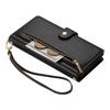 DF-011 For Google Pixel 9/Pixel 9 Pro Case Multiple Card Slots Zipper PU Leather Phone Cover