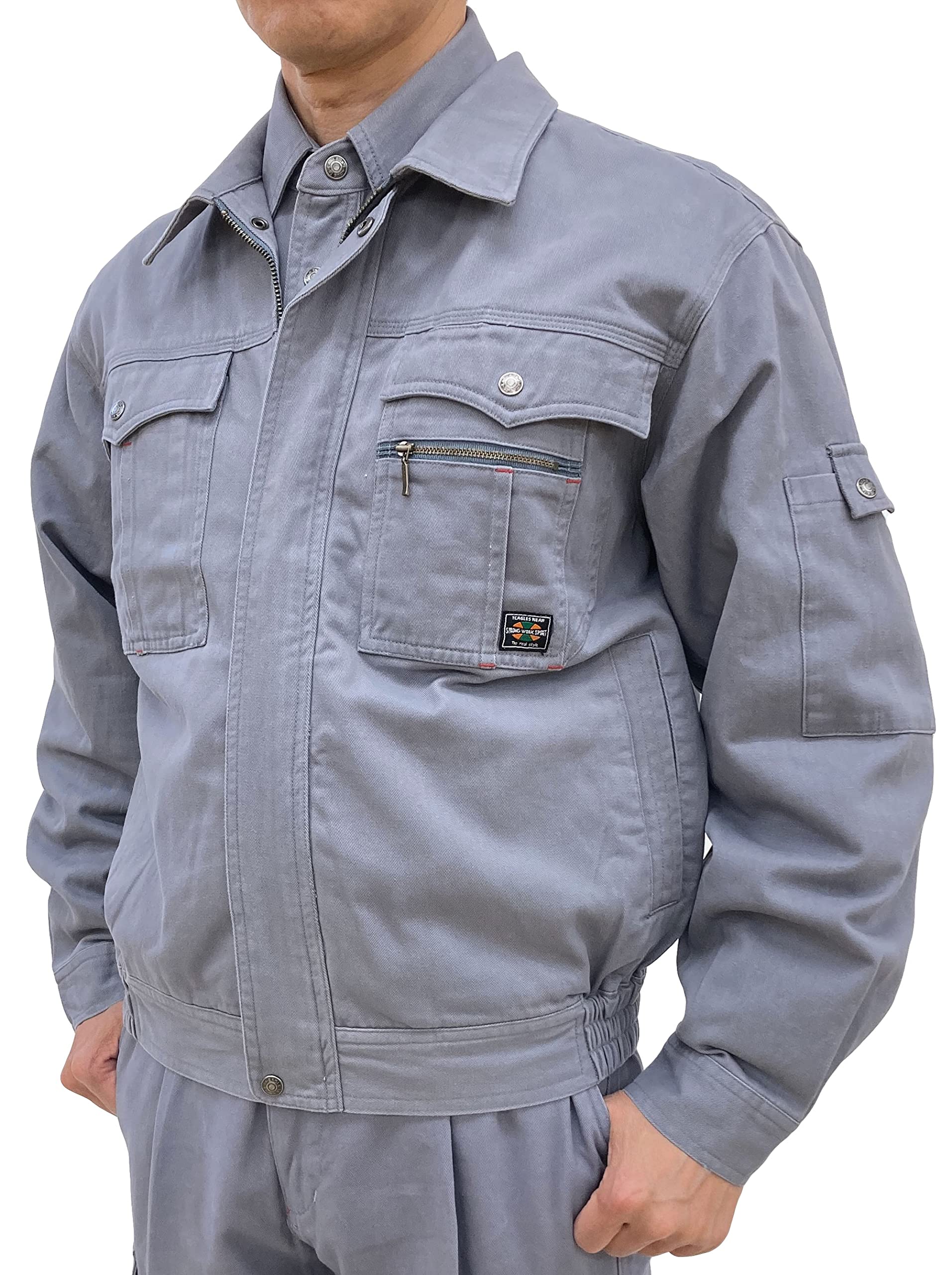 

Teagles Хлопковый блузон Натуральный Свободный Thomas Fiber Mist 100% 30400, Рабочая одежда, Всесезонный, Биостирка, Волокно, Посадка, (4 л, Синий)