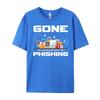 Gone Phishing Designs Hacker Computer Geeks Designer T Shirt New Year Tee Shirt Korean Fashion Luxury Clothes