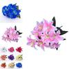 Elegant 45cm 10 Heads Artificial Stargazer Lilies Chic Silk Flower Bouquet For Weddings