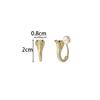 Delicate Ear Loops for Silicone Animal Earrings Without Piercing Ear Clips