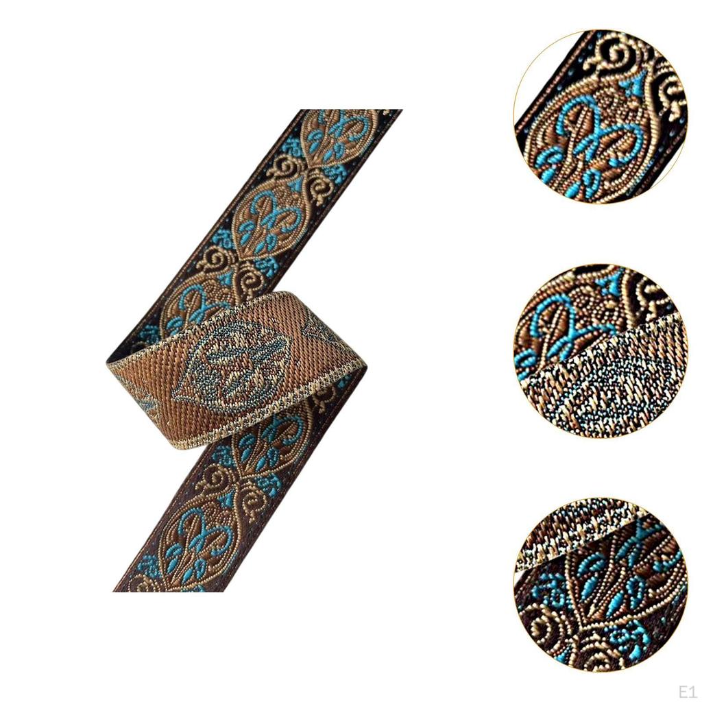 Jacquard Trim Craft Supplies for DIY Projects Ethnic Fabric Embroidered Trimming