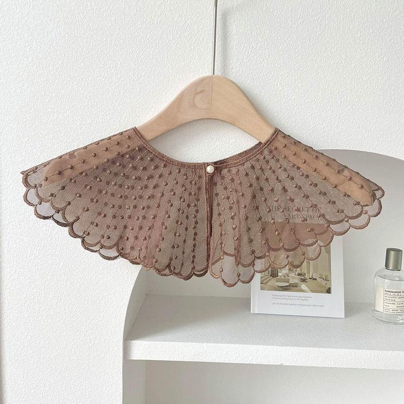 Detachable Fake Collar Fashion Lace Decorative Shirt Dress Fake Collar Dickey Collar for Women Blouse