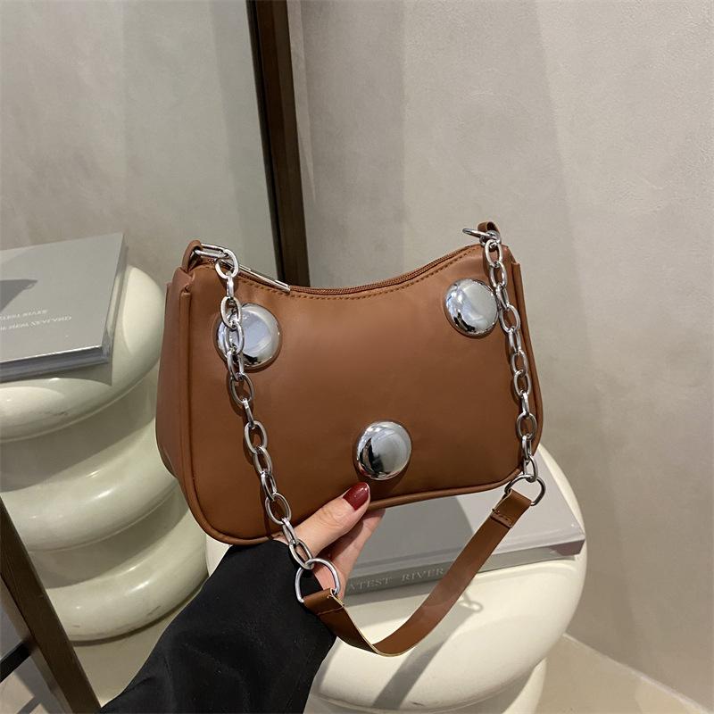 High-end Niche Bag Women's Spring 2025 New Fashion Shoulder Messenger Bag Women's Popular Mini Underarm Bag