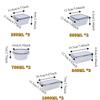 Transparent Airtight Food Containers Snap Lids Sealed Food Storage Containers Stackable Leakproof Refrigerator Storage Box