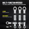 23-In-1 Universal Wrench Dual Head Metric Imperial Wrench Set Ratchet Adjustable Wrench 7-19 Mm Spanner Flexible Multifunctional Hand Tool