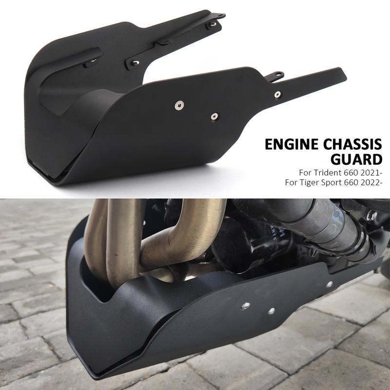 For Trident 660 Tiger Sport 660 TRIDENT660 Motorcycle Engine Chassis Guard Belly Pan Shield Protector