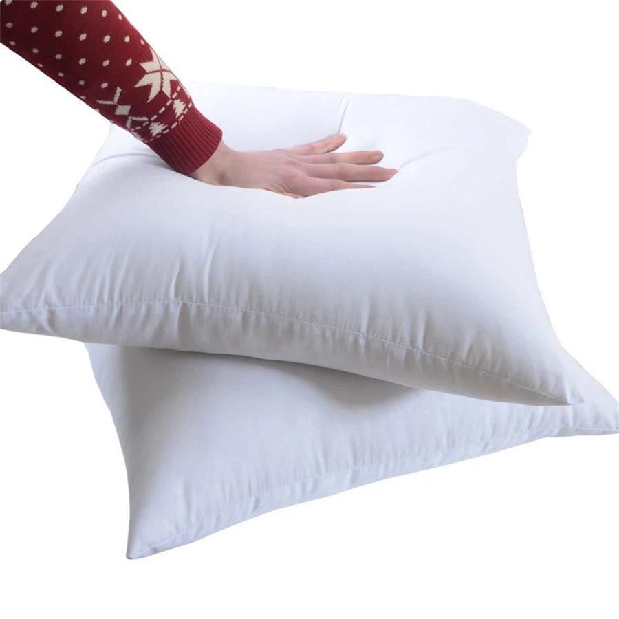 1PC Standard Pillow Cushion Core Cushion Inner Filling Soft Throw Seat Pillow interior Car Home Decor White 40X40CM 45X45CM